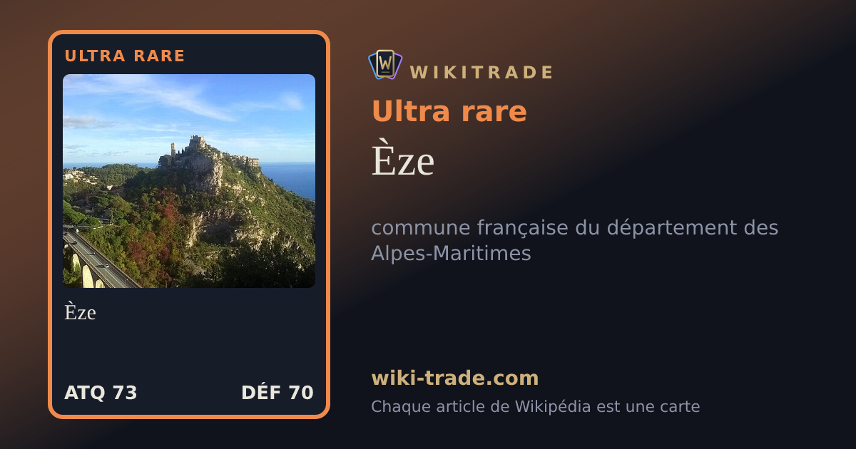 Èze — carte Ultra rare