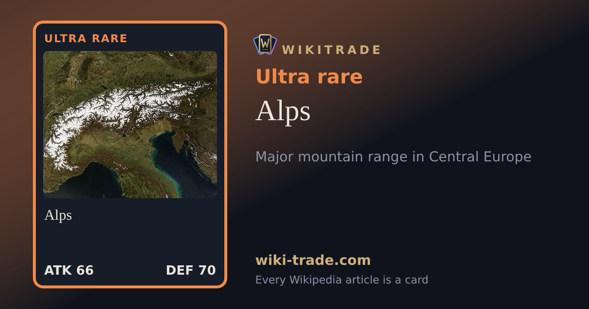 Alps — Ultra rare card