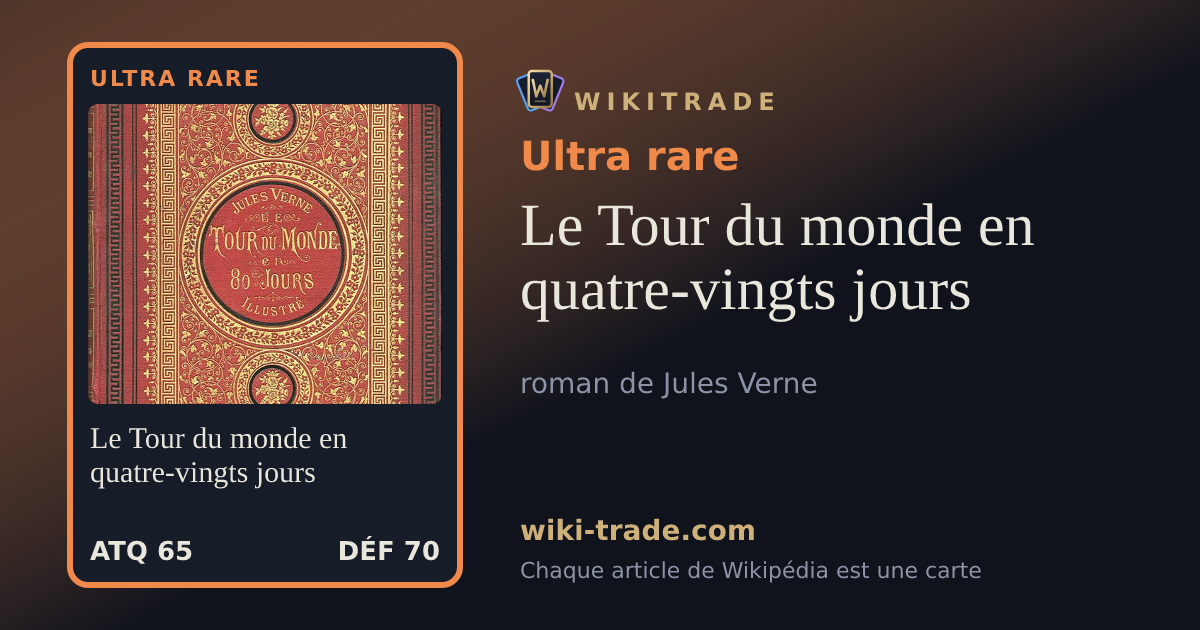 Le Tour du monde en quatre-vingts jours — carte Ultra rare