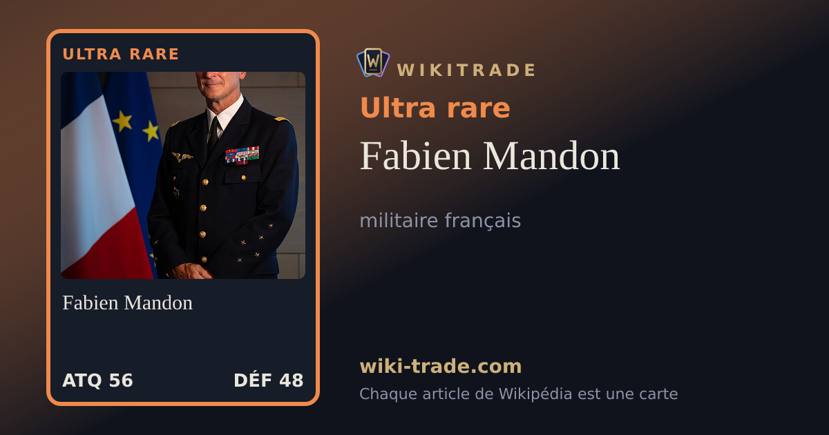 Fabien Mandon — carte Ultra rare