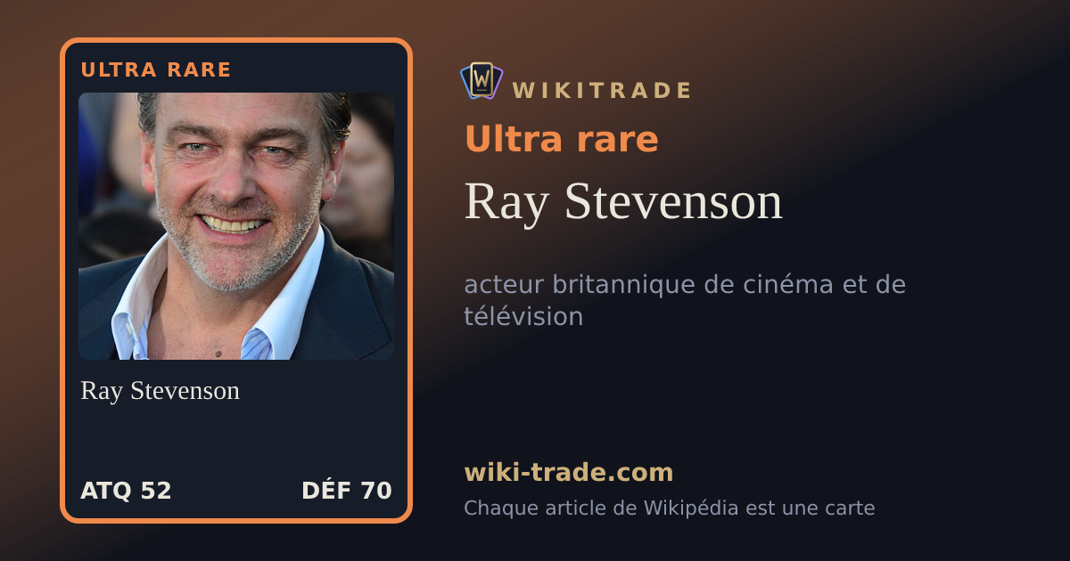 Ray Stevenson — carte Ultra rare