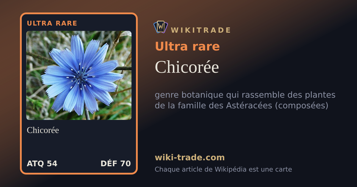 Chicorée — carte Ultra rare