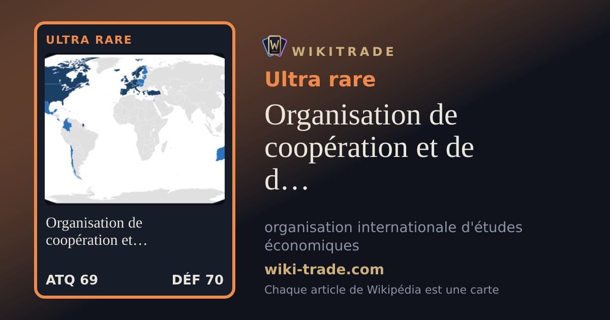 Organisation de coopération et de développement économiques — carte Ultra rare