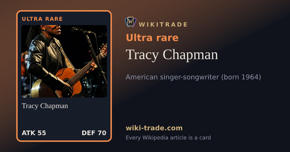 Tracy Chapman — Ultra rare card