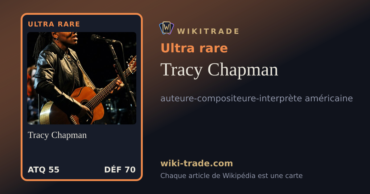 Tracy Chapman — carte Ultra rare