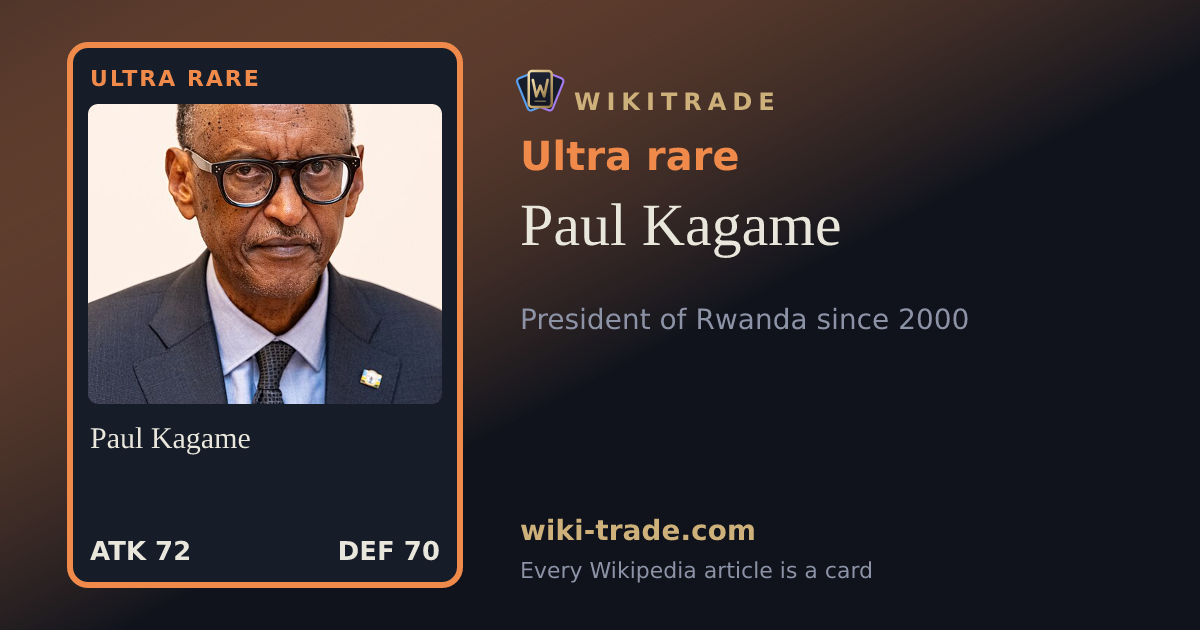 Paul Kagame — Ultra rare card