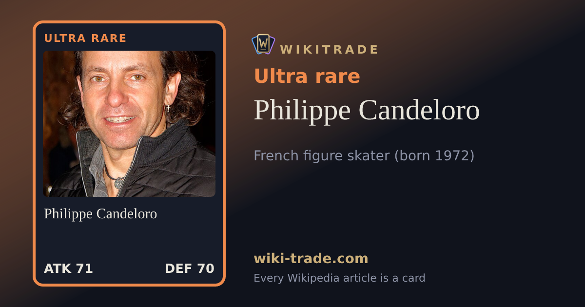 Philippe Candeloro — Ultra rare card