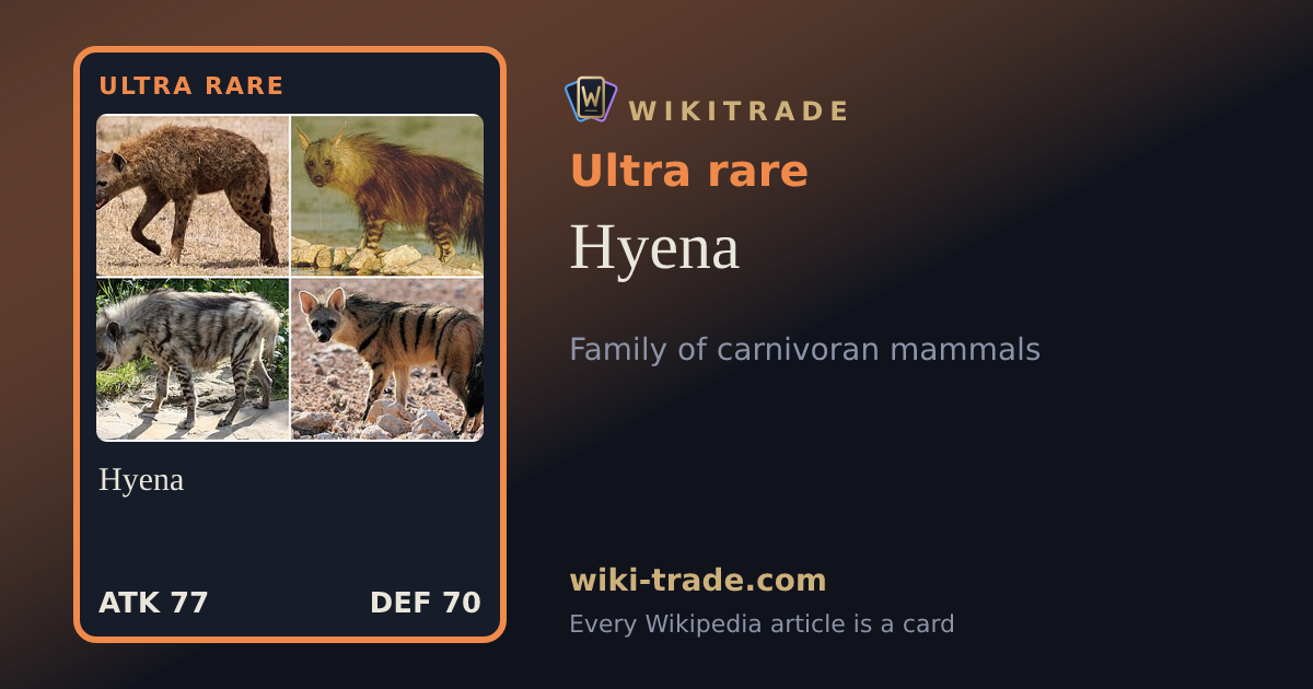 Hyena — Ultra rare card