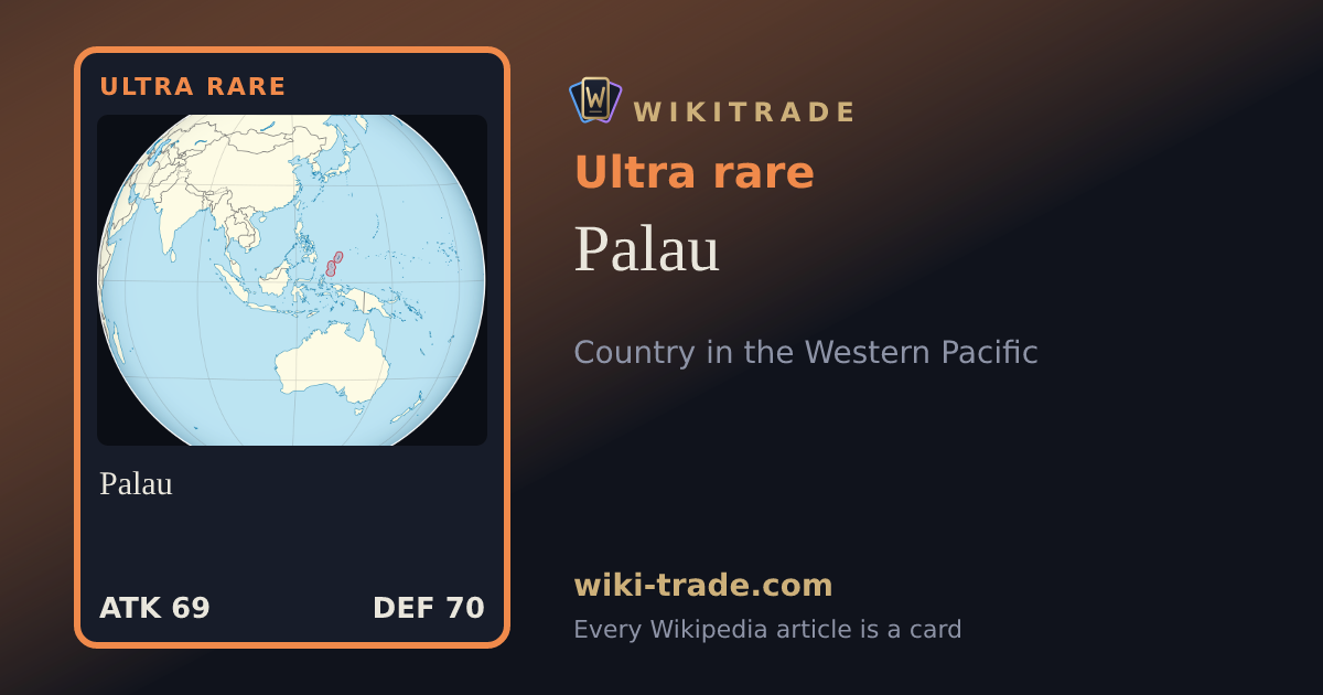 Palau — Ultra rare card