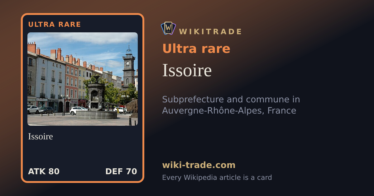 Issoire — Ultra rare card