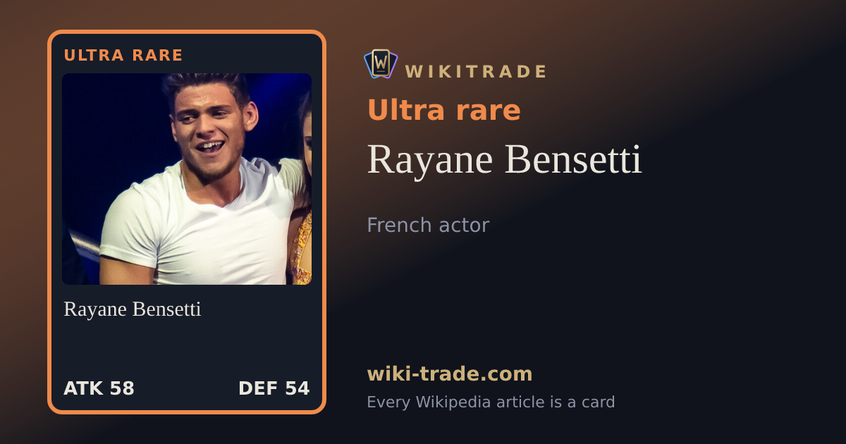 Rayane Bensetti — Ultra rare card