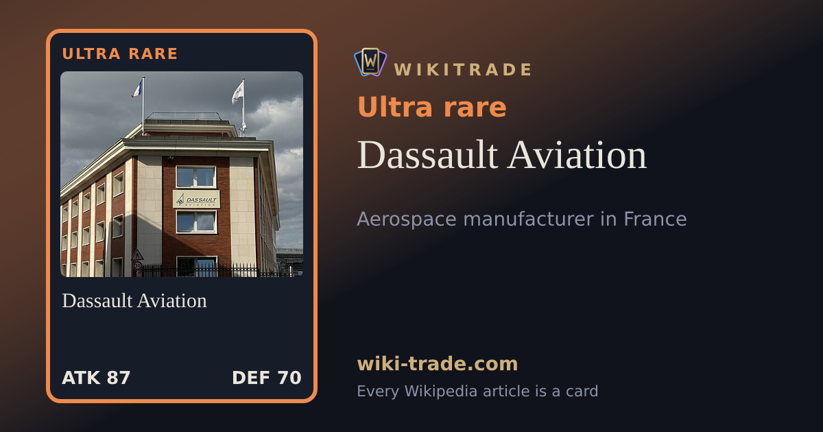 Dassault Aviation — Ultra rare card
