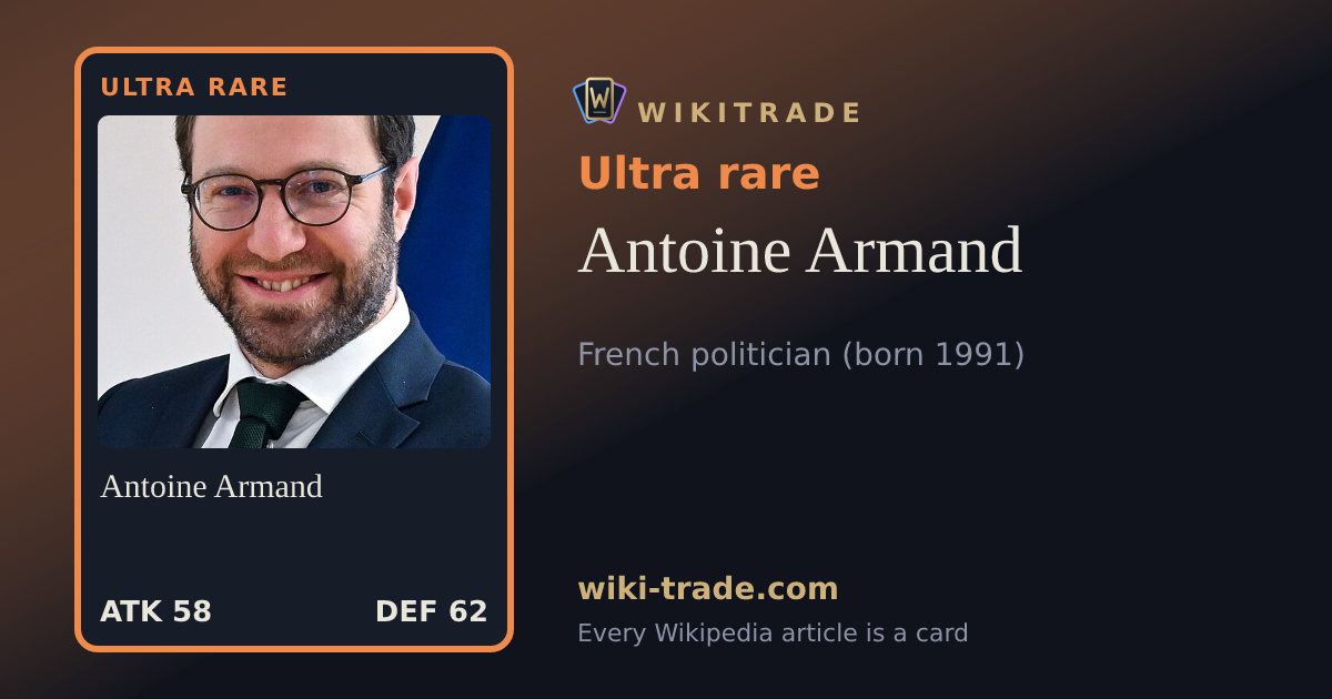 Antoine Armand — Ultra rare card