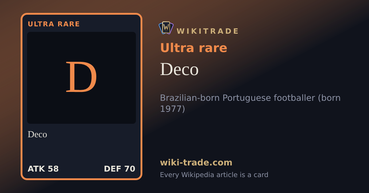 Deco — Ultra rare card