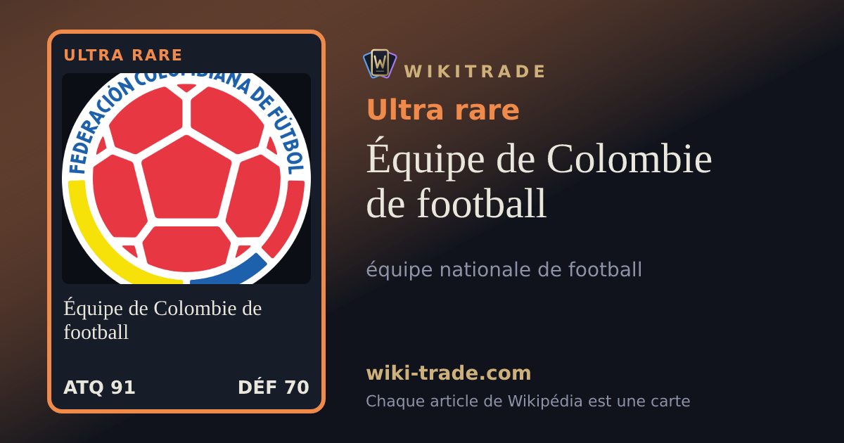 Équipe de Colombie de football — carte Ultra rare