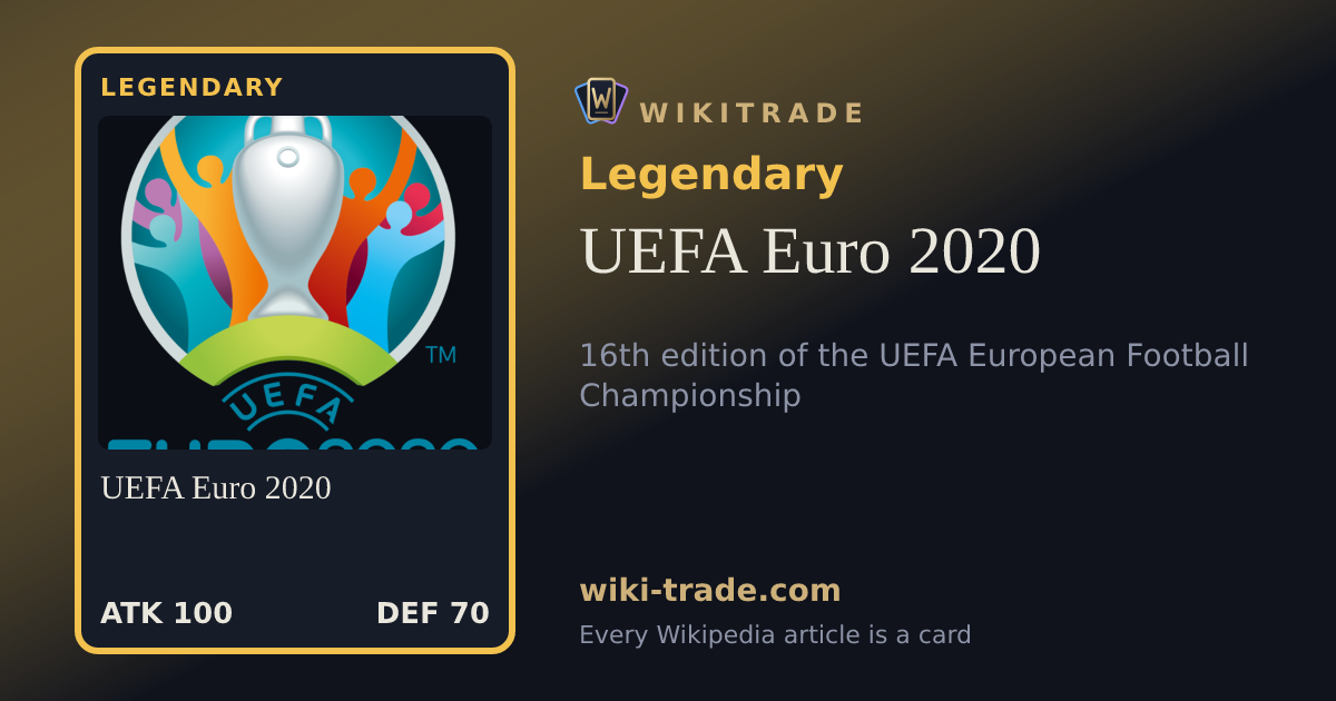UEFA Euro 2020 — Legendary card