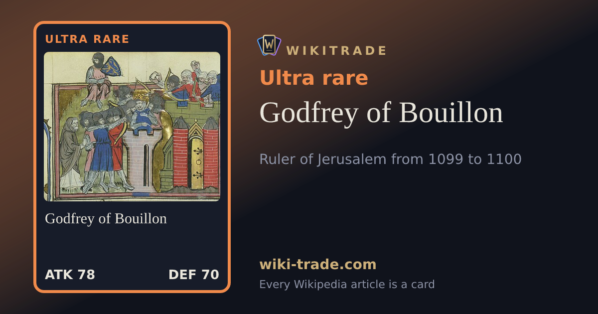 Godfrey of Bouillon — Ultra rare card