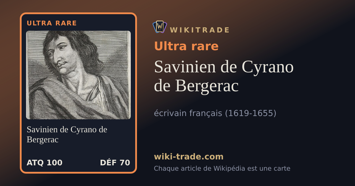 Savinien de Cyrano de Bergerac — carte Ultra rare