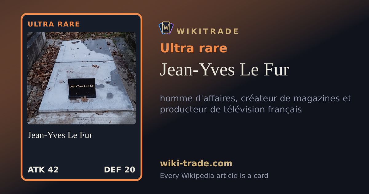 Jean-Yves Le Fur — Ultra rare card
