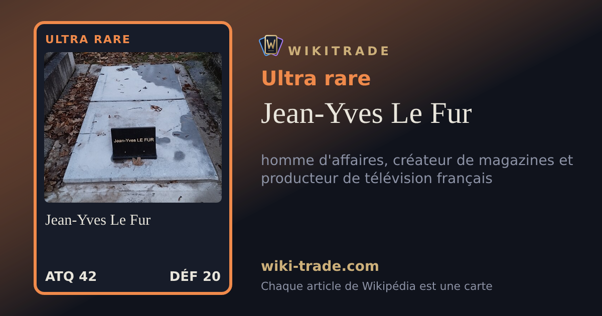 Jean-Yves Le Fur — carte Ultra rare
