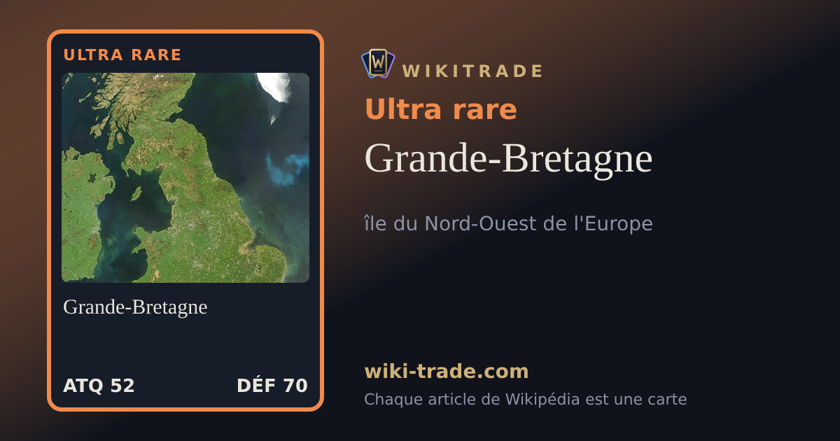 Grande-Bretagne — carte Ultra rare