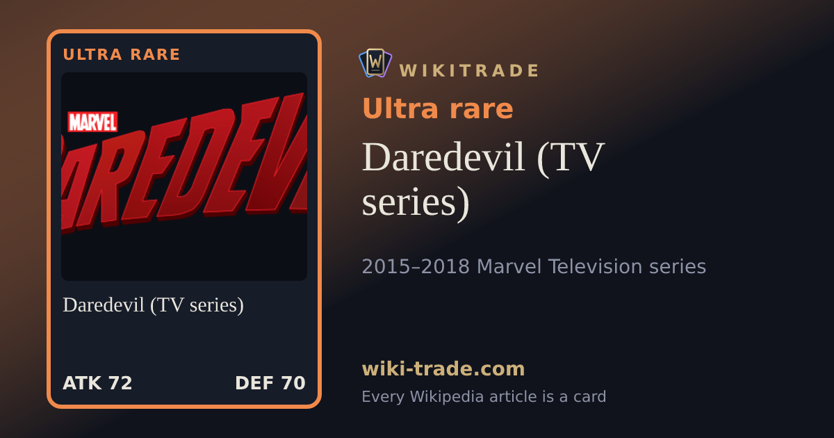 Daredevil (TV series) — Ultra rare card