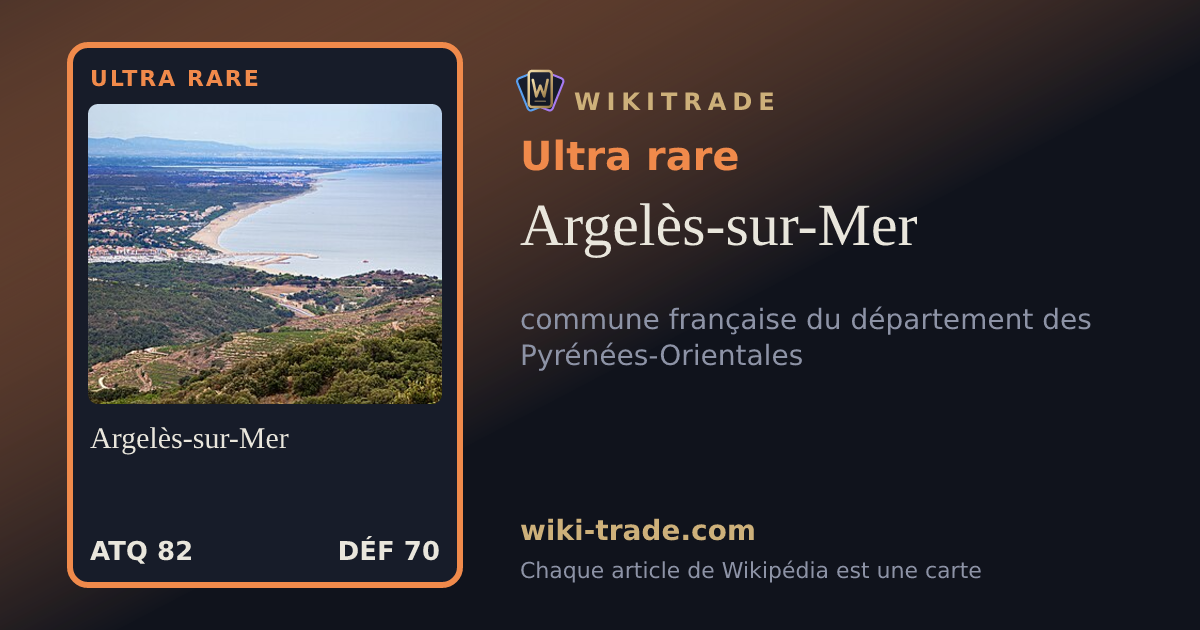 Argelès-sur-Mer — carte Ultra rare