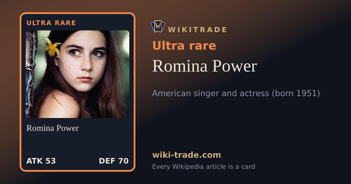 Romina Power — Ultra rare card