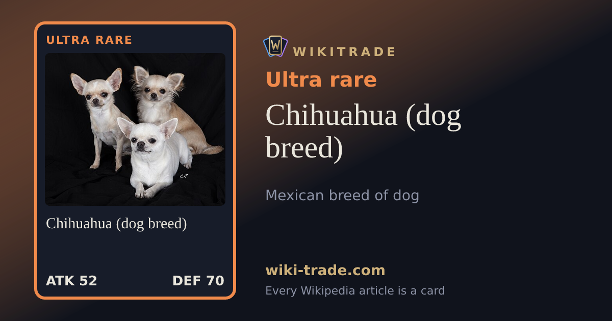 Chihuahua (dog breed) — Ultra rare card
