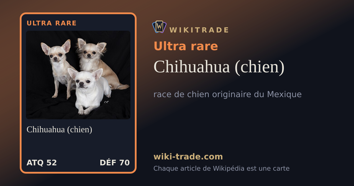 Chihuahua (chien) — carte Ultra rare