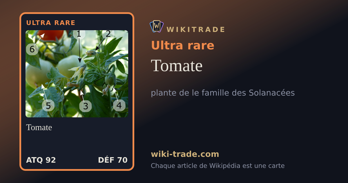 Tomate — carte Ultra rare
