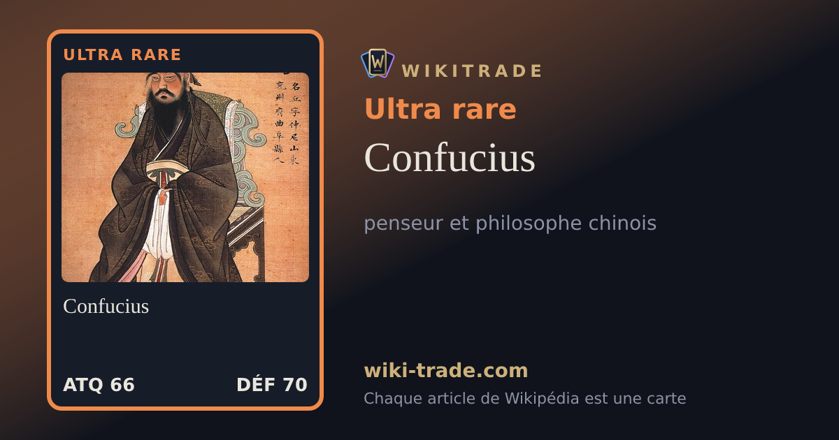 Confucius — carte Ultra rare