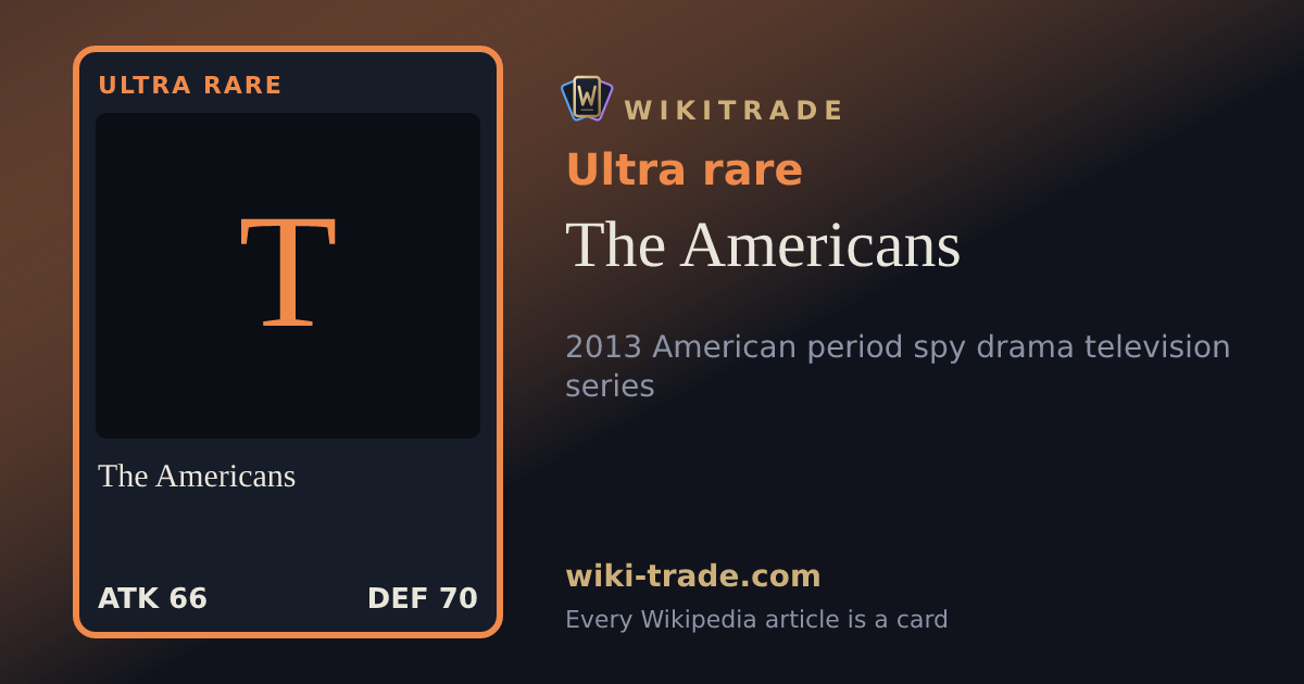 The Americans — Ultra rare card
