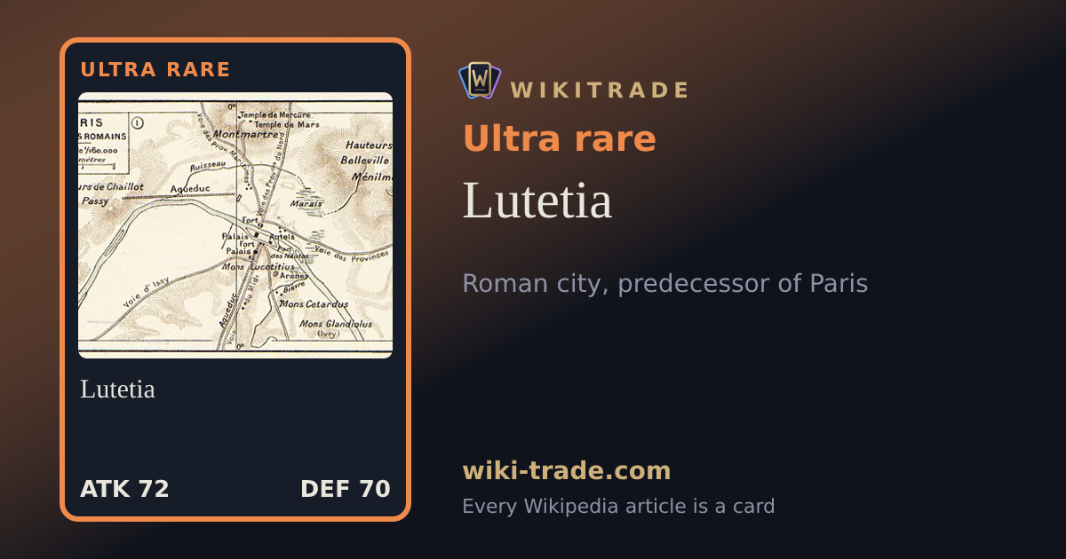Lutetia — Ultra rare card