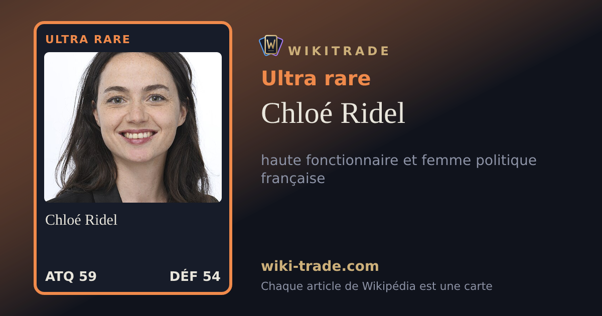 Chloé Ridel — carte Ultra rare