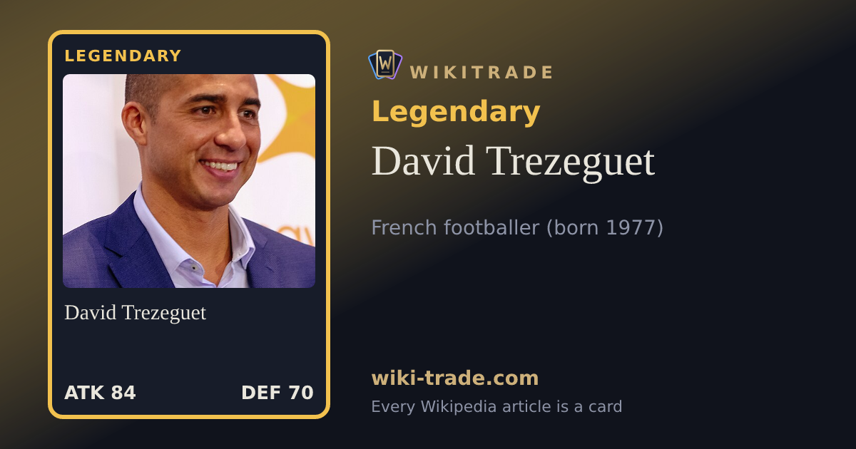 David Trezeguet — Legendary card