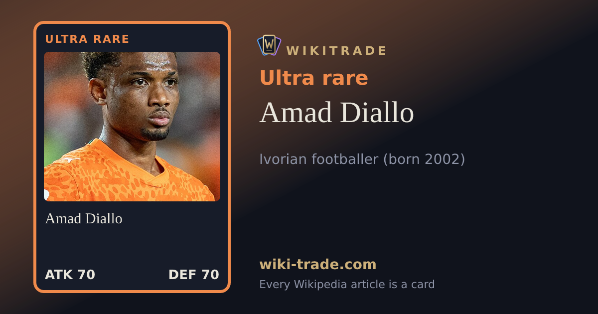 Amad Diallo — Ultra rare card