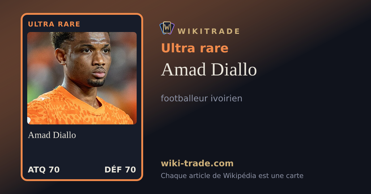 Amad Diallo — carte Ultra rare