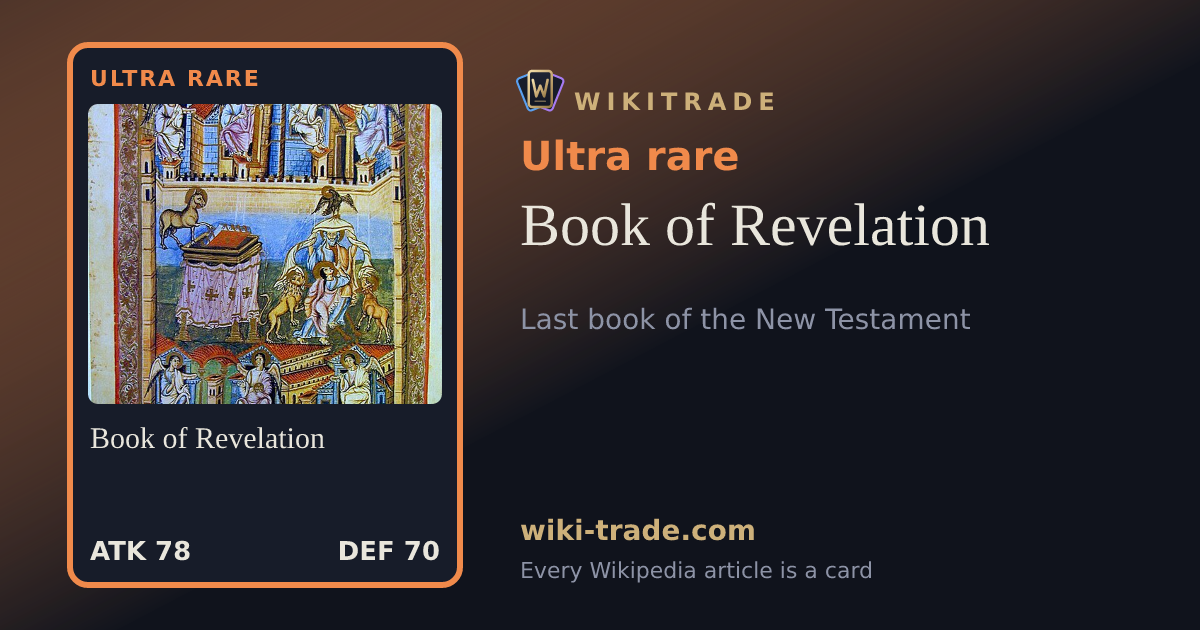 Book of Revelation — Ultra rare card
