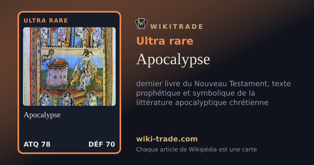 Apocalypse — carte Ultra rare