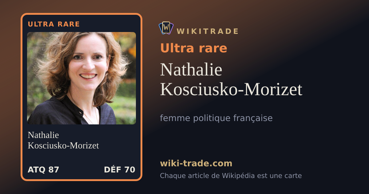 Nathalie Kosciusko-Morizet — carte Ultra rare