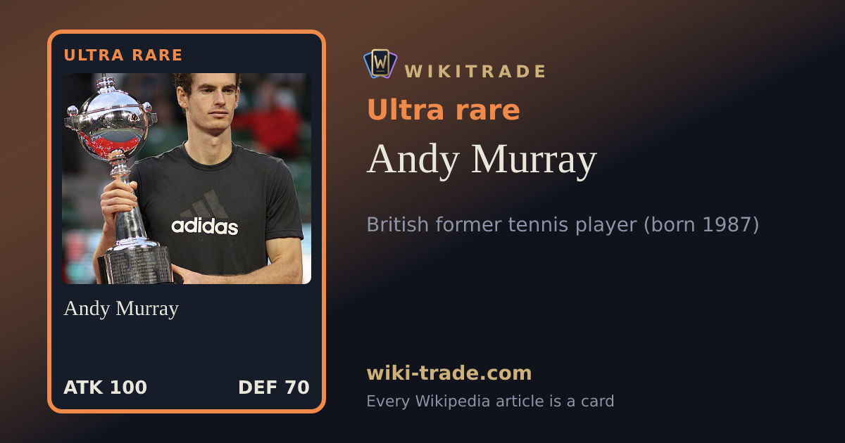Andy Murray — Ultra rare card