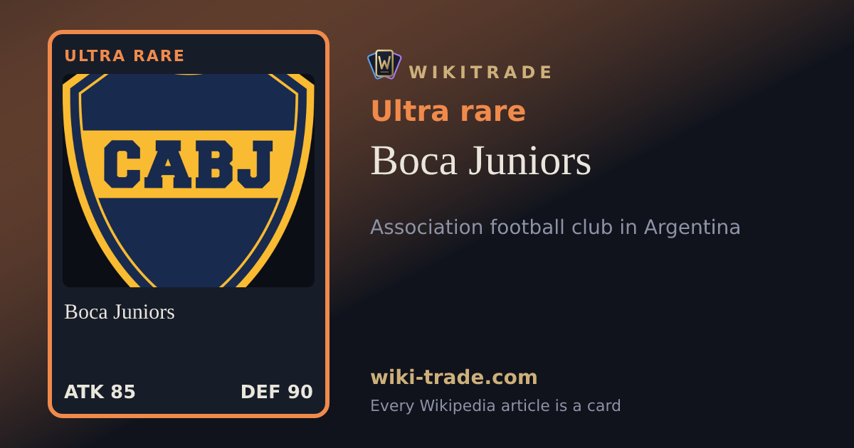 Boca Juniors — Ultra rare card