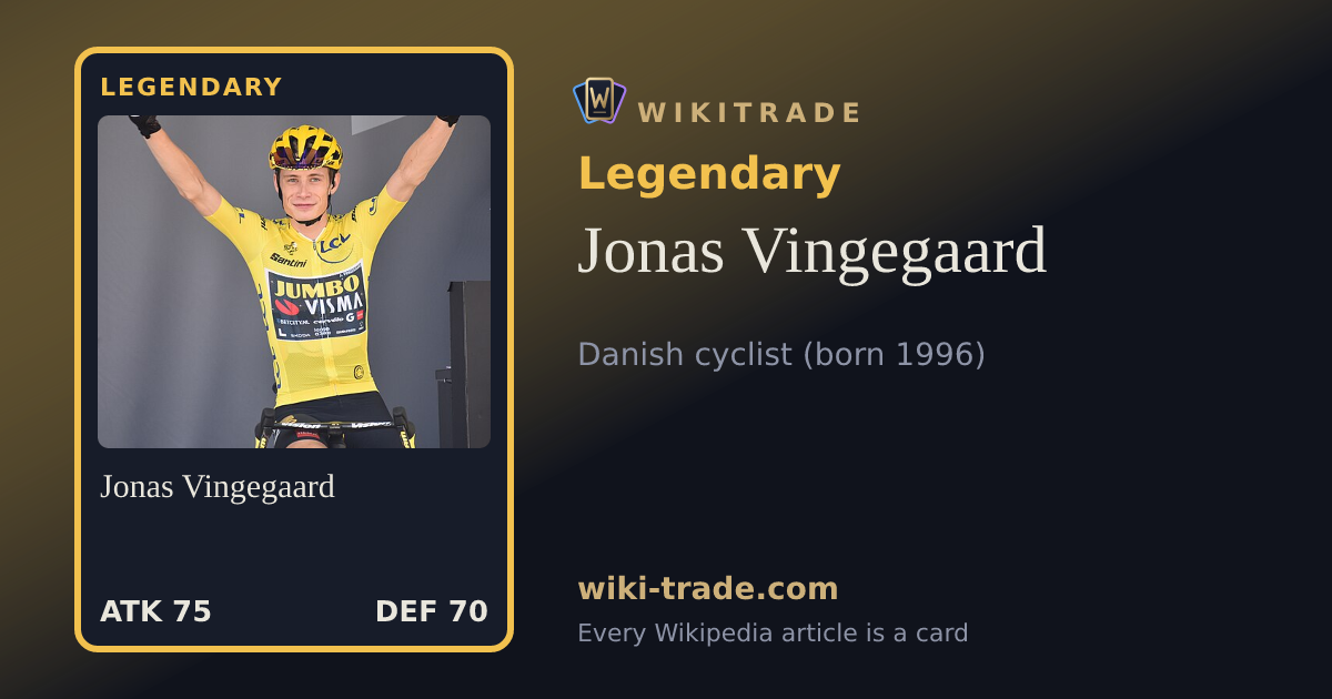 Jonas Vingegaard — Legendary card