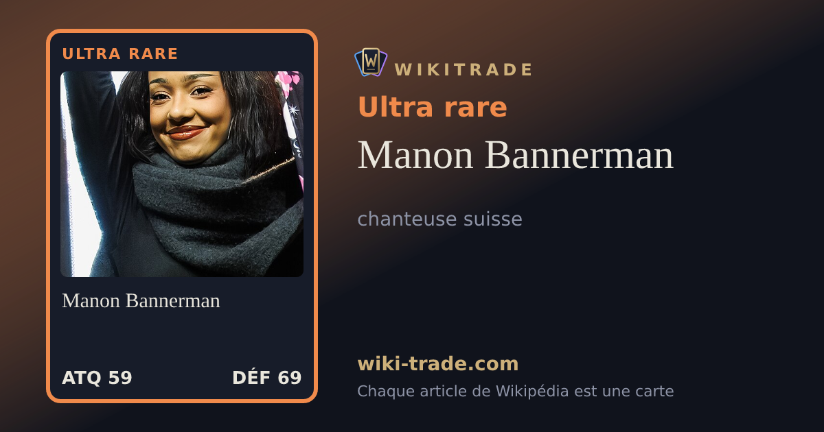 Manon Bannerman — carte Ultra rare