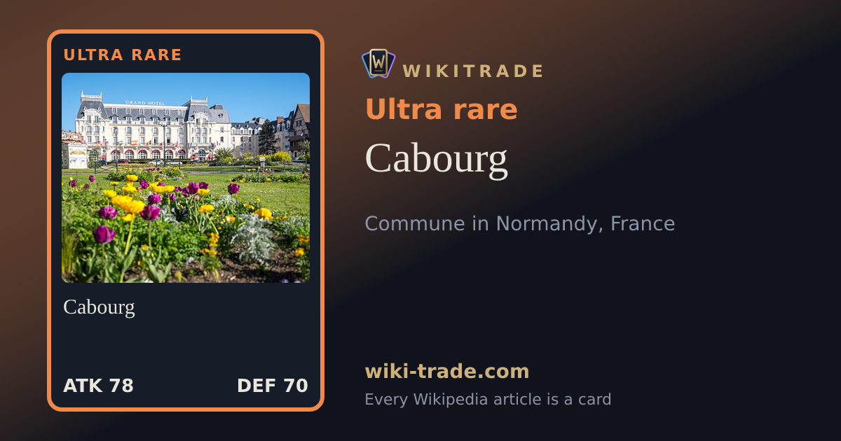 Cabourg — Ultra rare card