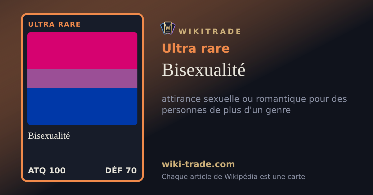 Bisexualité — carte Ultra rare