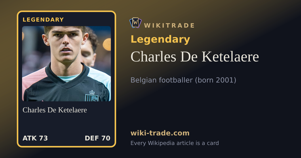Charles De Ketelaere — Legendary card