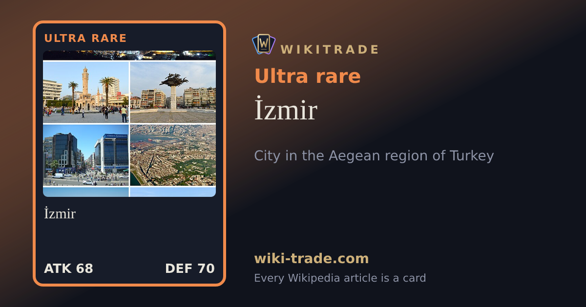 İzmir — Ultra rare card