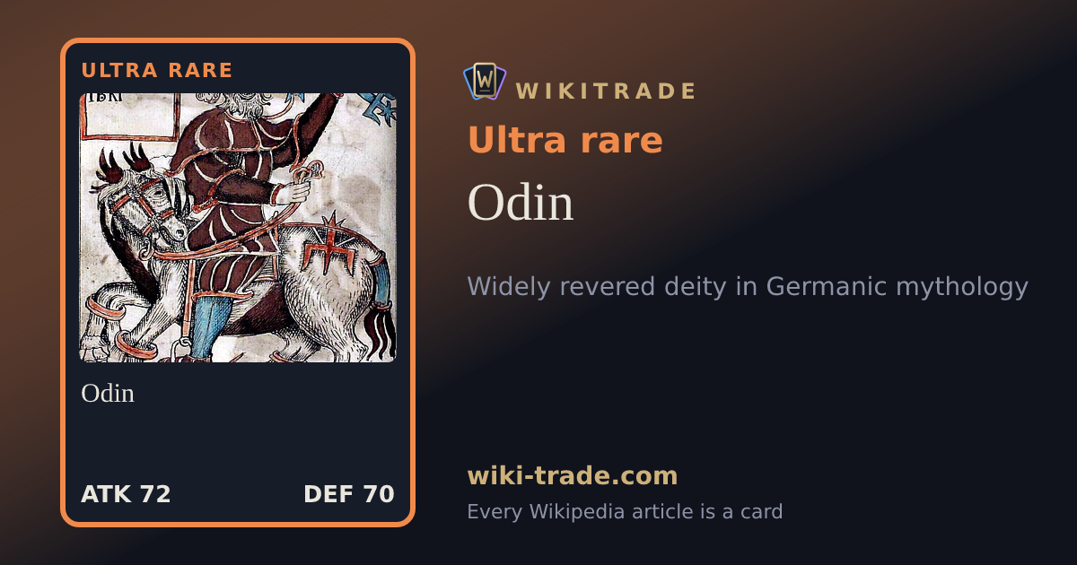 Odin — Ultra rare card
